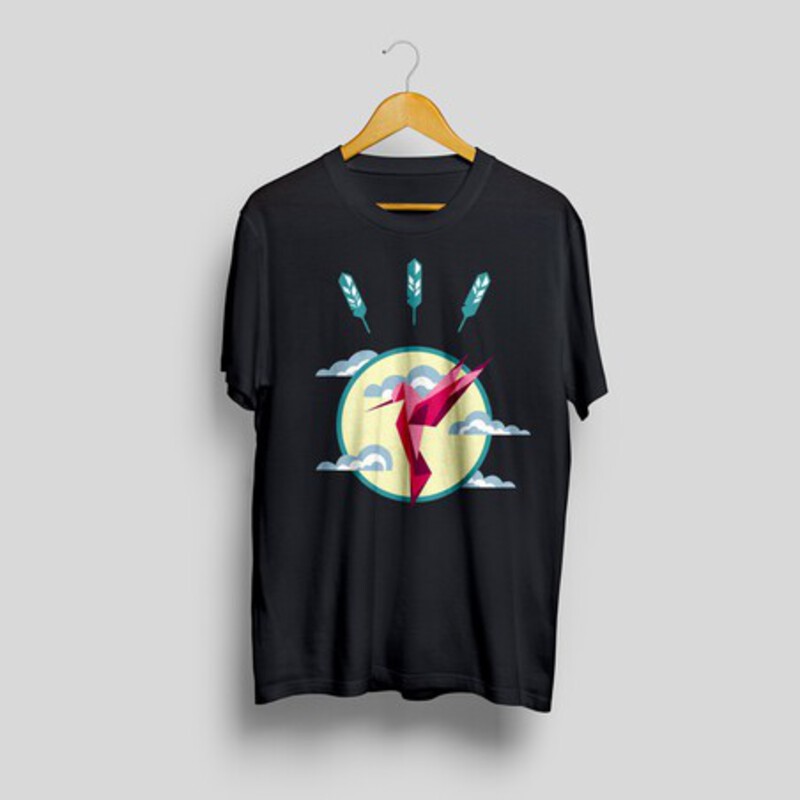 T-shirt imprimé colibri T-shirt imprimé colibri